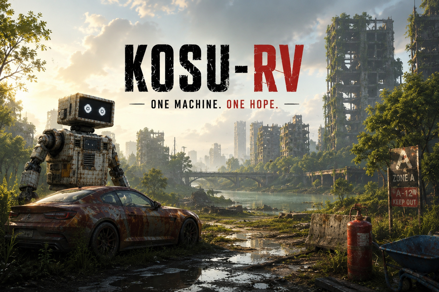 KOSU-RV Key Visual Wallpaper art